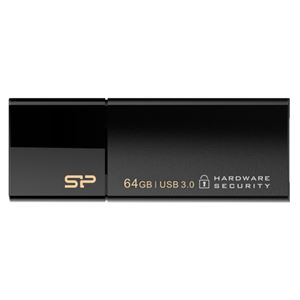 シリコンパワー 暗号化USBメモリー64GB SP064GBUF3G50V1K - 拡大画像