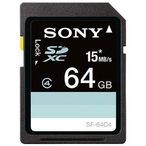 SONY SDHCメモリカード 64GB SF-64N4 - 拡大画像