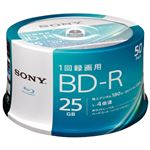 SONY 録画用BD-R25GBスピンドル50枚 50BNR1VJPP4