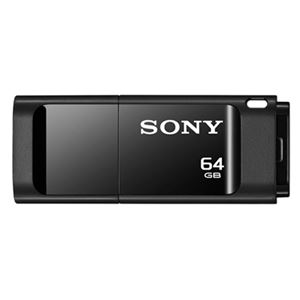 SONY USBメモリー 64GB USM64X B ブラック - 拡大画像