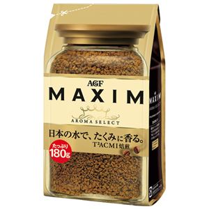 AGF マキシムインスタントコーヒー袋180g×12袋 - 拡大画像