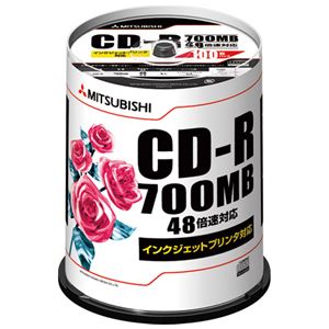 三菱化学 データ用CD-R 100枚入り SR80PP100 - 拡大画像