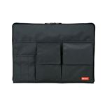 LIHIT LAB.バッグインバッグA4 黒 298-07A