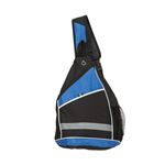 スリングバッグ反射テープ付ブルー 411-01A