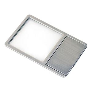 極薄カード型拡大鏡LED付 301-04A