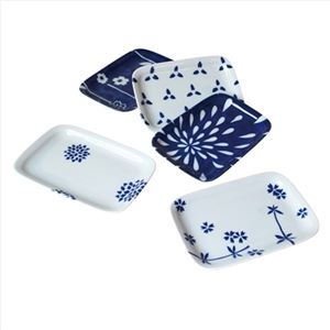 江戸小粋長角トレー5P 084-04A