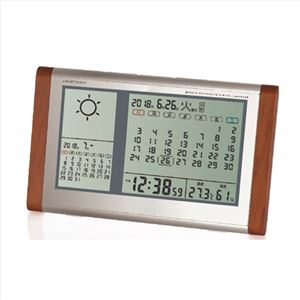 カレンダー天気電波時計 094-09A