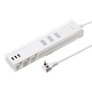 便利タップ ホワイト 290-04A