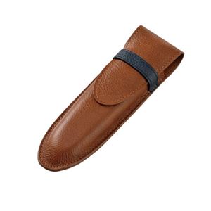 牛革ペンケース ブラウン 297-12A