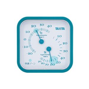 温湿度計 ブルー 399-09A