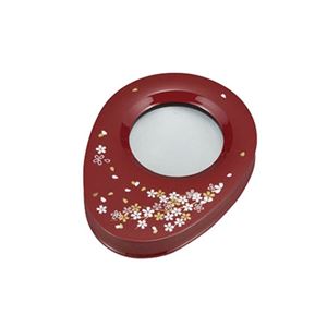 漆芸ルーペ 朱 桜 406-05A