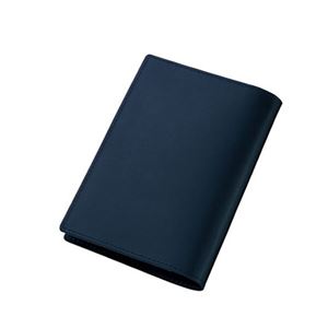 レザーブックカバーネイビー542-17A