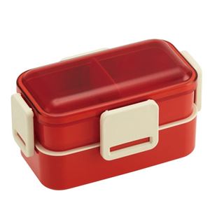 2段ふわっと弁当箱オレンジ547-07A