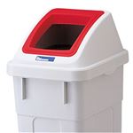 リス 分類ボックス 30L フタ オープン レッド 【本体別売】