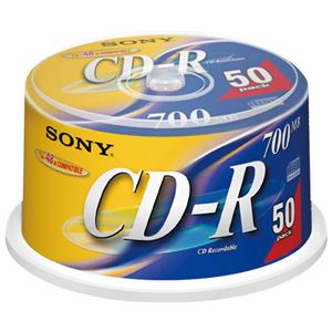 (まとめ）ソニー データ用CD-R 50枚 50CDQ80DNSP【×2セット】