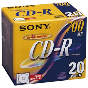 (まとめ）ソニー CD-R 20CDQ80DN 20枚【×5セット】