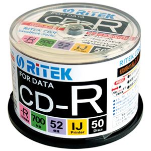 (まとめ）Ri-JAPAN データ用CD-R 50枚 CD-R700EXWP.50RT C【×5セット】