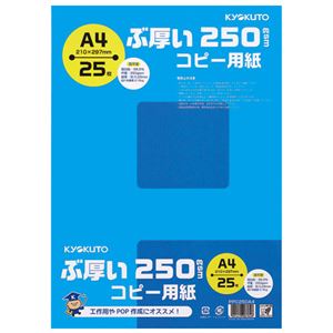 (まとめ）キョクトウ・アソシエイツ ぶ厚いコピー用紙 PPC250A4【×10セット】