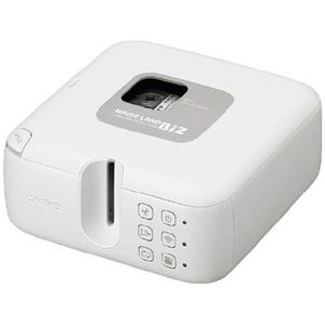 （まとめ）カシオ計算機 ネームランド KL-E300 ホワイト【×5セット】