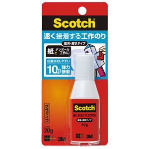 (まとめ）スリーエム ジャパン スコッチ 速く接着する工作のり ACG-20【×10セット】