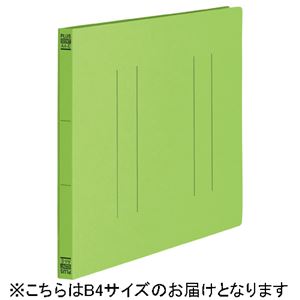 (まとめ）プラス フラットファイル縦罫B4E No012NT LGR 10冊【×5セット】