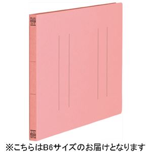 （まとめ）プラス フラットファイル縦罫B6E No.052NT PK 10冊【×50セット】