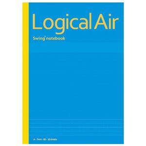 （まとめ）ナカバヤシ ロジカルエアノート5冊セミB5 A罫【×30セット】