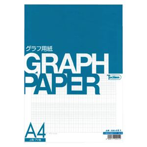 (まとめ）SAKAEテクニカルペーパー 片対数 A4-4片1 厚口 藍 50枚【×10セット】