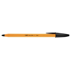 （まとめ）BIC オレンジビック ファイン0.7 黒 12本【×30セット】