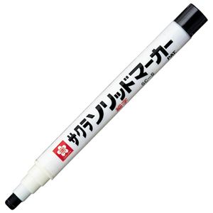 (まとめ）サクラクレパス ソリッドマーカー細字 SC-S#49 黒【×20セット】