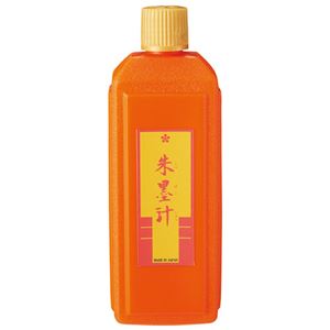 （まとめ）開明 朱墨汁 400mL BO8010【×30セット】