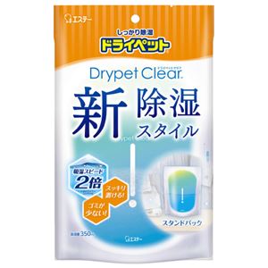 (まとめ）エステー 除湿剤 ドライペット クリア 吸湿量350mL【×10セット】