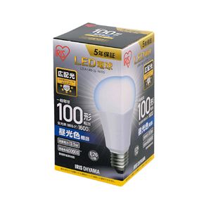 （まとめ）アイリスオーヤマ LED電球100W E26 広配 昼光 LDA14D-G-10T5【×30セット】