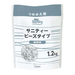 (まとめ）エステー サニティー消臭剤 詰替 無香料 1.2kg【×5セット】