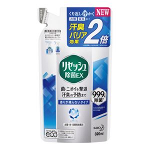 （まとめ）花王 リセッシュ除菌EX香り残らない詰替320ml【×50セット】