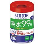 （まとめ）日本製紙クレシア スコッティ ウェットティシュー 本体【×50セット】