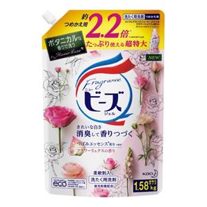 （まとめ）花王 フレグランスニュービーズジェル詰替1.58kg【×30セット】