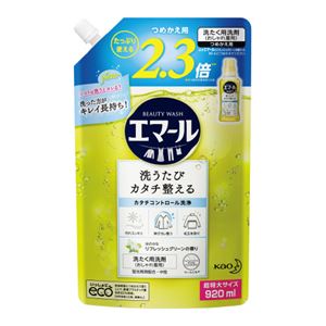 (まとめ）花王 エマールリフレッシュグリーン 詰替 920mL【×5セット】