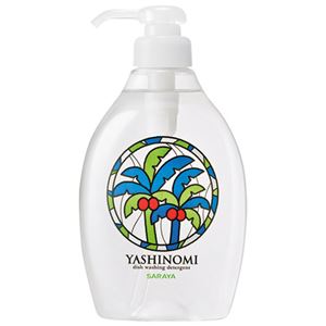 (まとめ）サラヤ ヤシノミ洗剤 本体 500mL ポンプ付【×10セット】