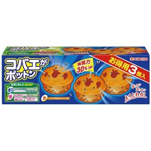 （まとめ）大日本除蟲菊 コバエがポットン置くタイプ 3個入【×30セット】