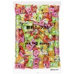（まとめ）ロッテ 飲料ミックス5 キャンディー 徳用 1kg袋【×30セット】