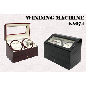 ワインダー/ワインデイングマシーン4本巻き KA074ブラック　　