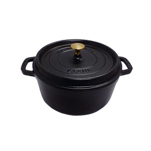 ストウブSTAUBココット　ラウンド24cm 4〜5人用　1102407 AUB(EGG.P)