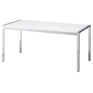 【組立設置費込】ジョインテックス テーブル KE-1575W ホワイト - 拡大画像