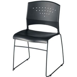 ジョインテックス 会議椅子(スタッキングチェア/ミーティングチェア) 肘なし GK-N10 【完成品】 - 拡大画像