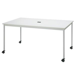 【組立設置費込】FRENZ テーブル RM-1590C ホワイト - 拡大画像