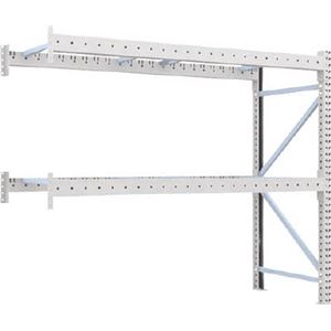 TRUSCO 重量パレット棚1トン2500×900×H2000連結 2段 1D20B25092B