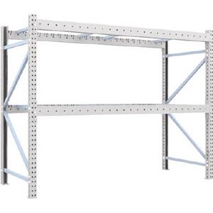 TRUSCO 重量パレット棚2トン2500×1000×H2000単体 2D20B25102