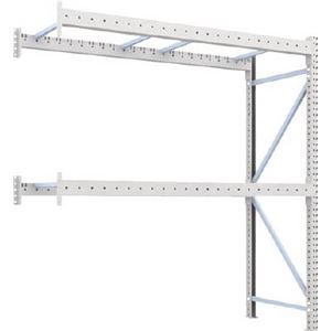 TRUSCO 重量パレット棚2トン2300×900×H2500連結 2段 2D25B23092B