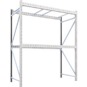 TRUSCO パレットラック2トン用2500X1100XH3000 2段 単体 2D30B25112